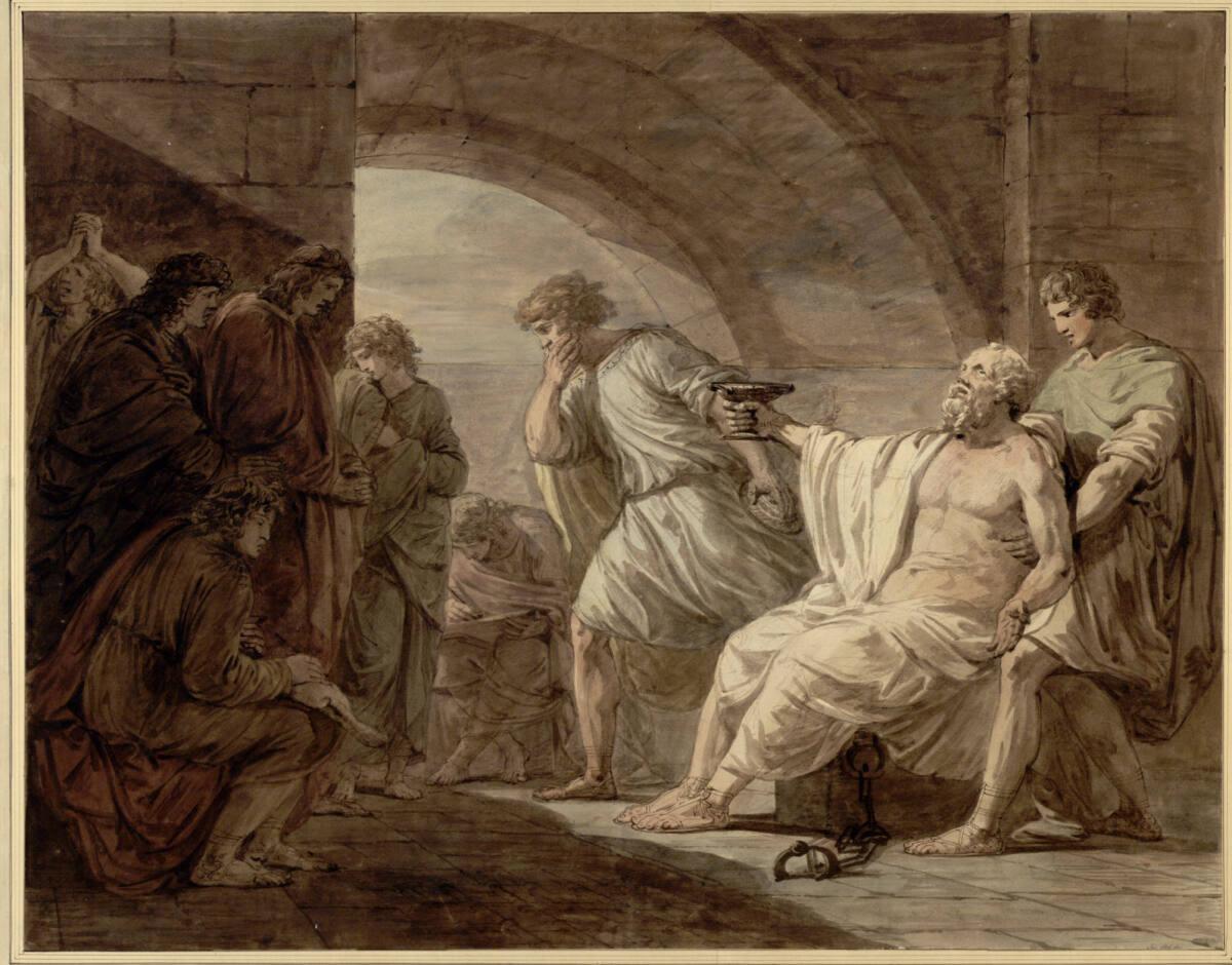 Josef Abel, Tod des Sokrates, Inv. Nr.: 17287