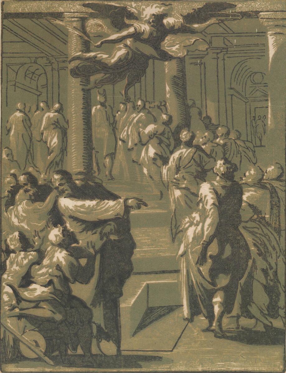 Giuseppe Nicola Vicentino (Rossigliani), Christus heilt den Gelähmten, Inv. Nr.: DG2002/425