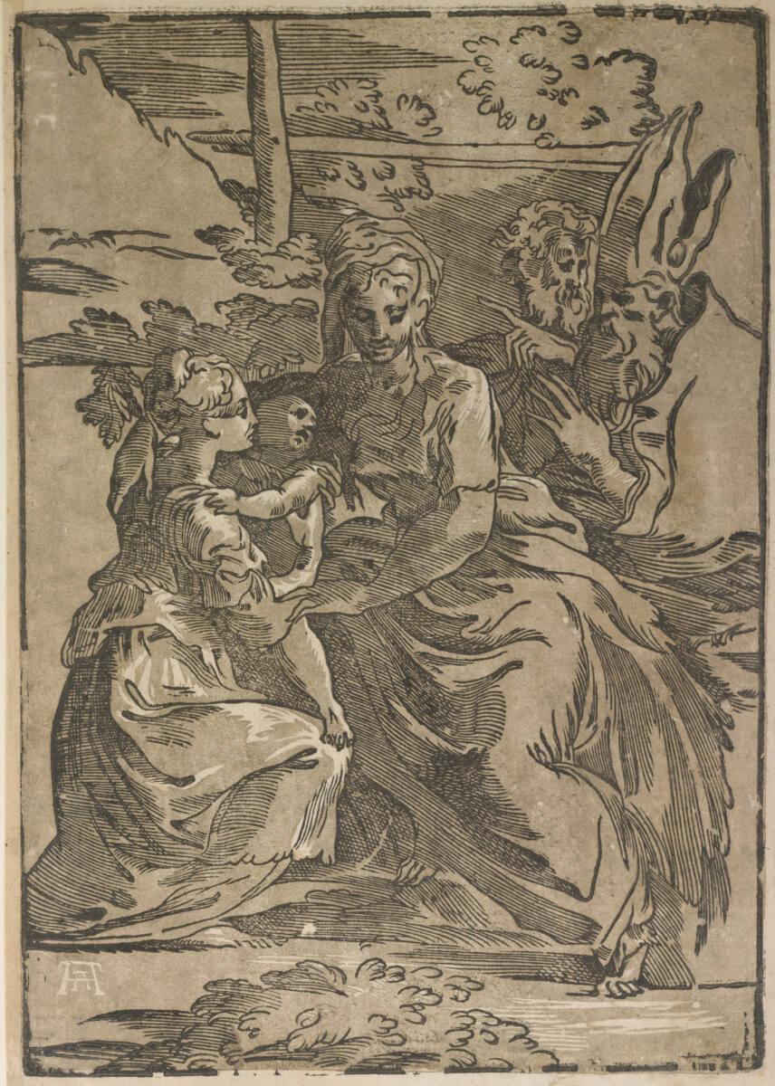 Anonym, Maria mit Heiligen, Inv. Nr.: DG2002/431