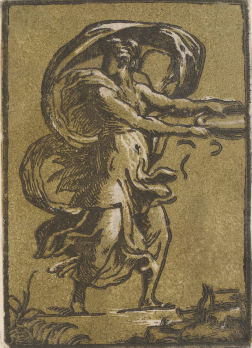 Junge Frau, eine Schüssel tragend, 1520–1550