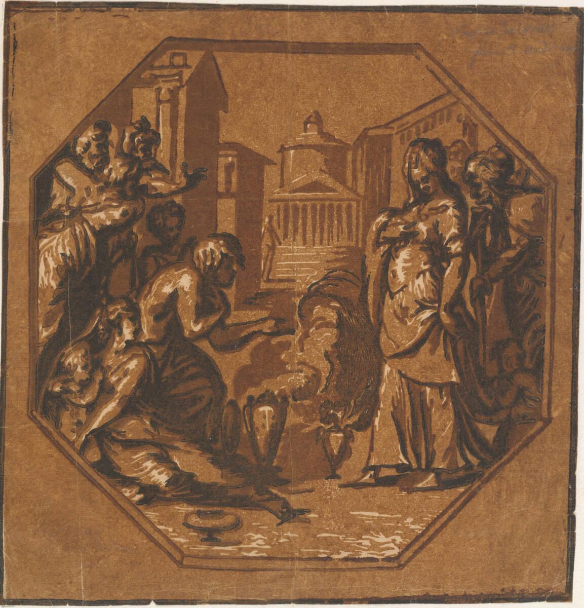 Giuseppe Nicola Vicentino (Rossigliani), Die Verehrung der Psyche, Inv. Nr.: DG2002/557