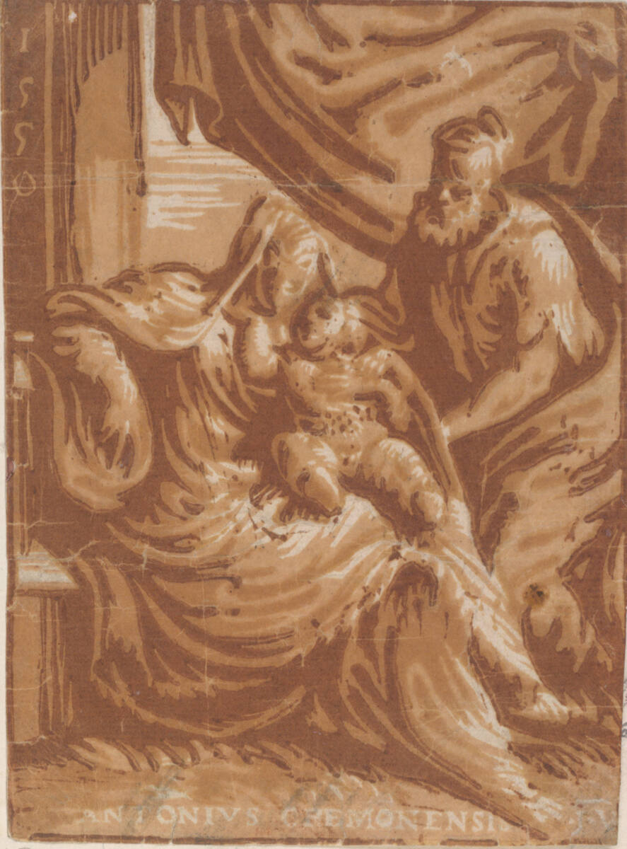 Heilige Familie, Antonio Campi, 1550