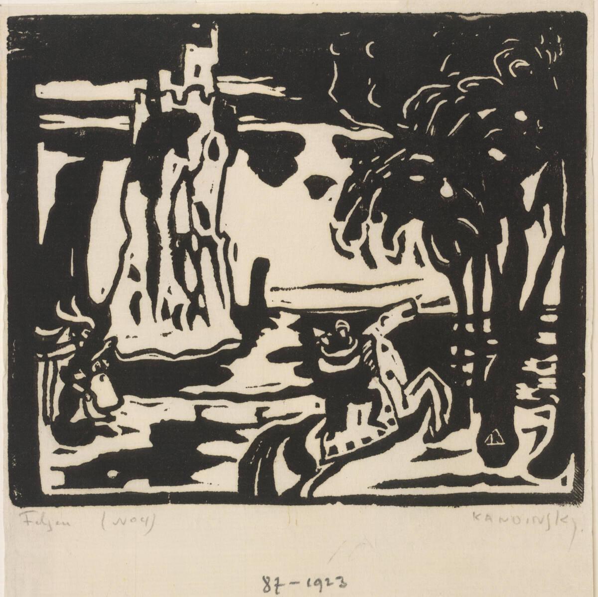 Wassily Kandinsky, Felsen No 4, Inv. Nr.: DG1923/87