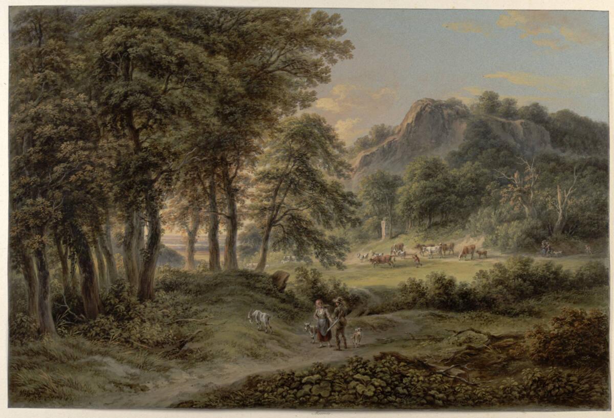 Joseph Mössmer, Landschaft mit Wildbach, Inv. Nr.: 17323