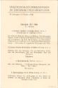 Gedrucktes Verzeichnis der Vorlesungen an der Bauschule Adolf Loos, Schuljahr 1913-1914, Inv. N…
