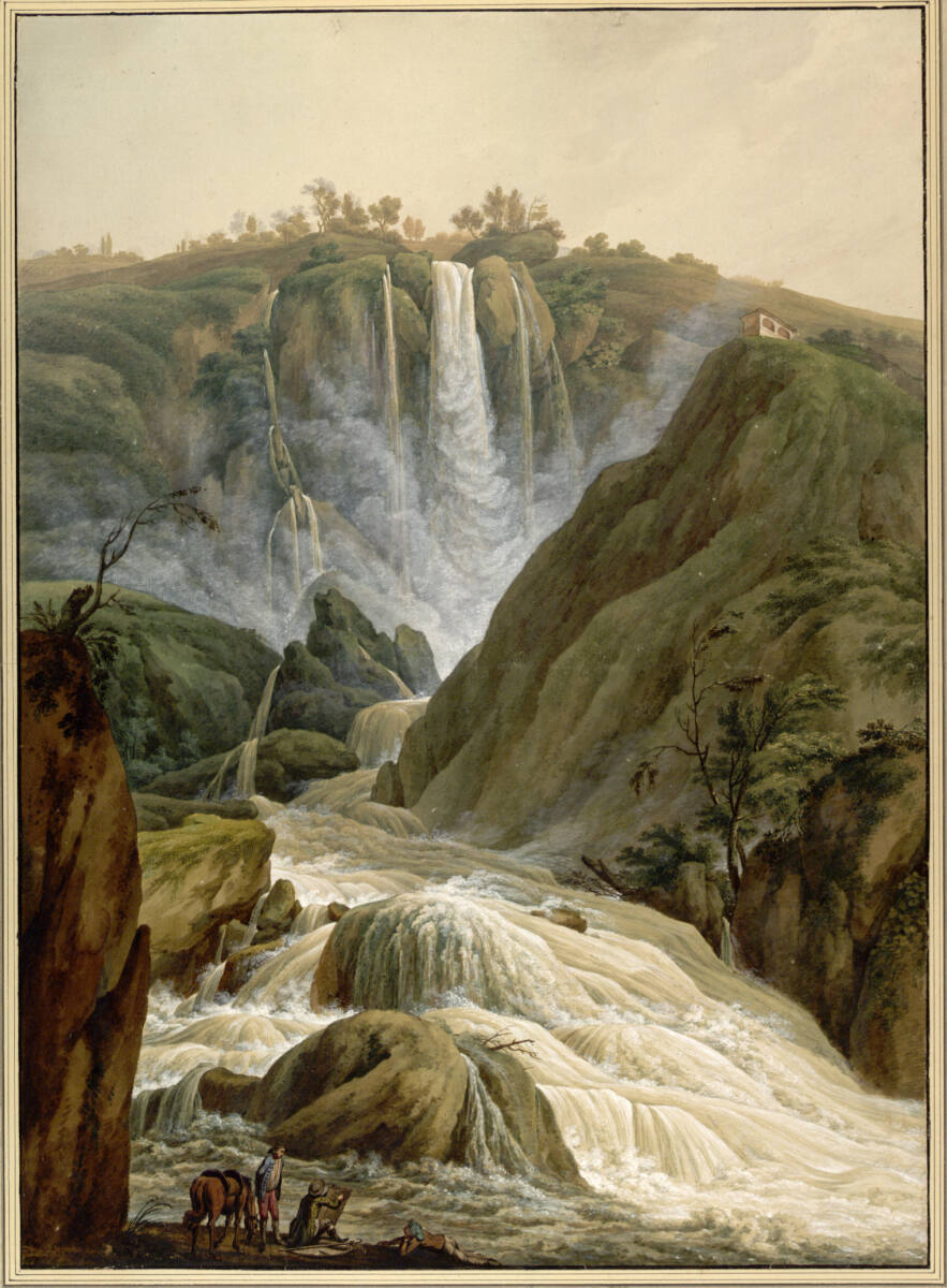 Die Wasserfälle von Terni, JohannGottfriedBenedictTheil, 1779–1781