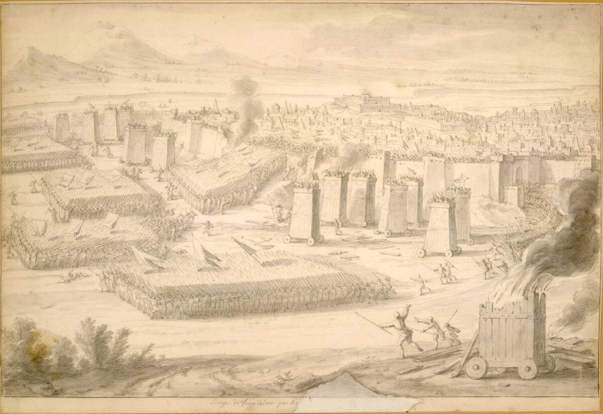 Biblische Schlacht (Illustrationsvorlage), Adam Frans van der Meulen