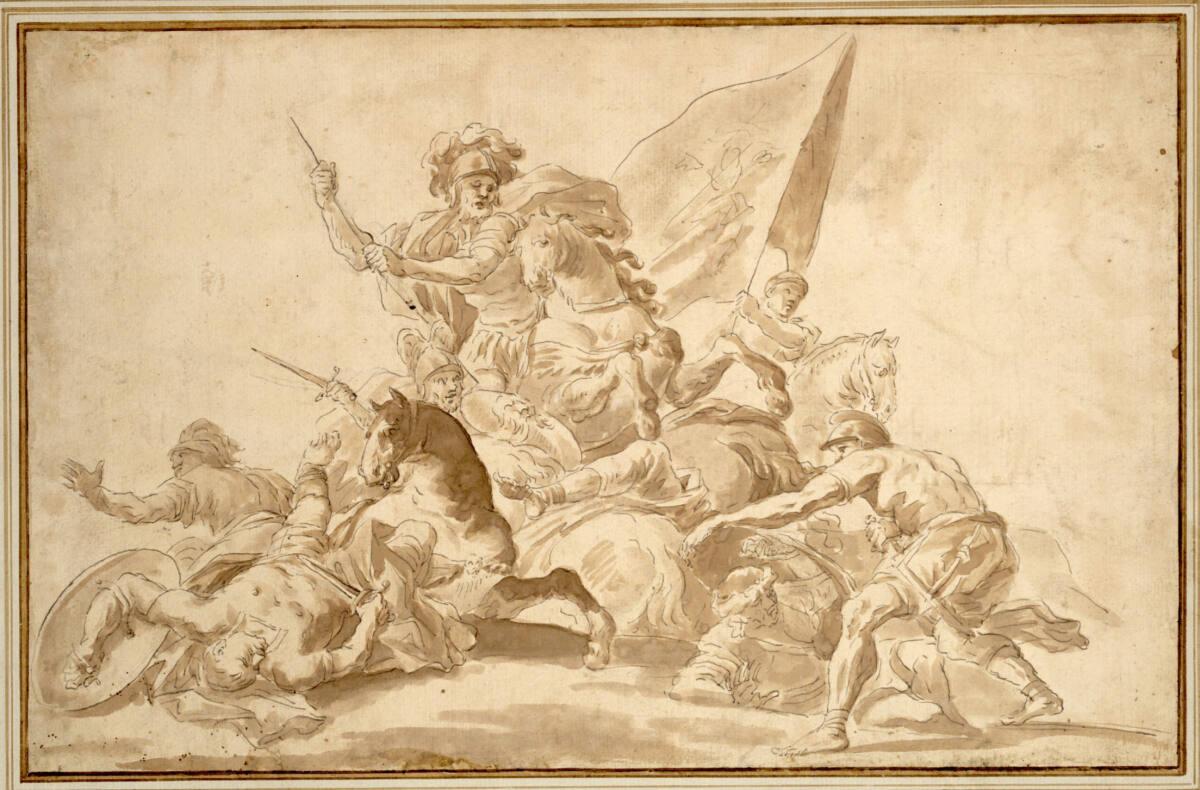 Anonym, Reiterschlacht, Inv. Nr.: 912