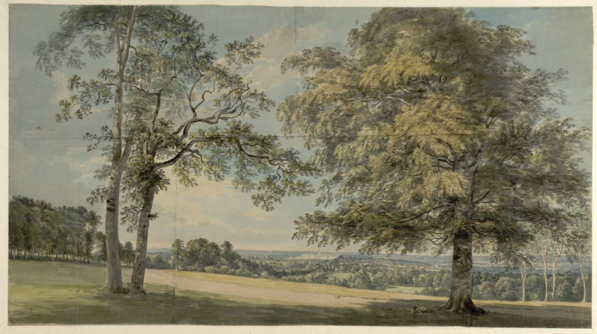 Thomas Sandby, Blick aus der Ferne auf Windsor Castle über den Great Park, Inv. Nr.: 17440