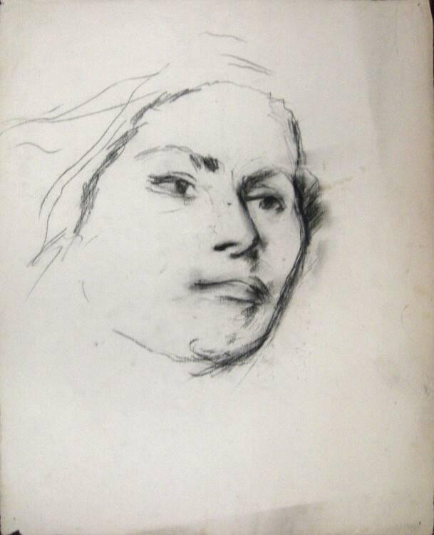 Herbert Boeckl, Kopf einer Frau, Inv. Nr.: 46821