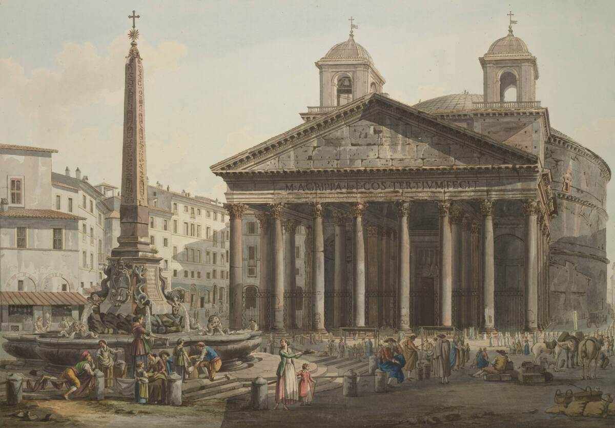 Der Pantheon in Rom, 1780