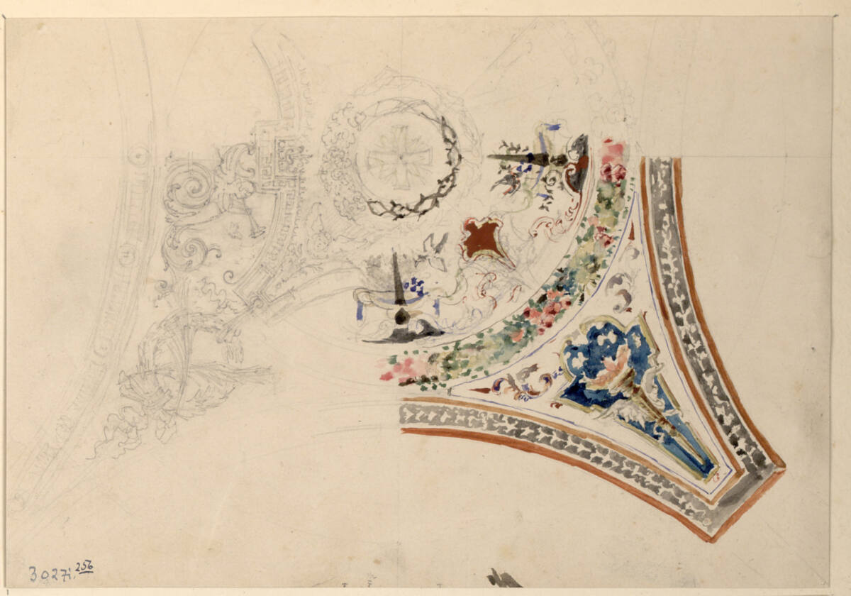 Entwurfzeichnung, Rudolf Weyr