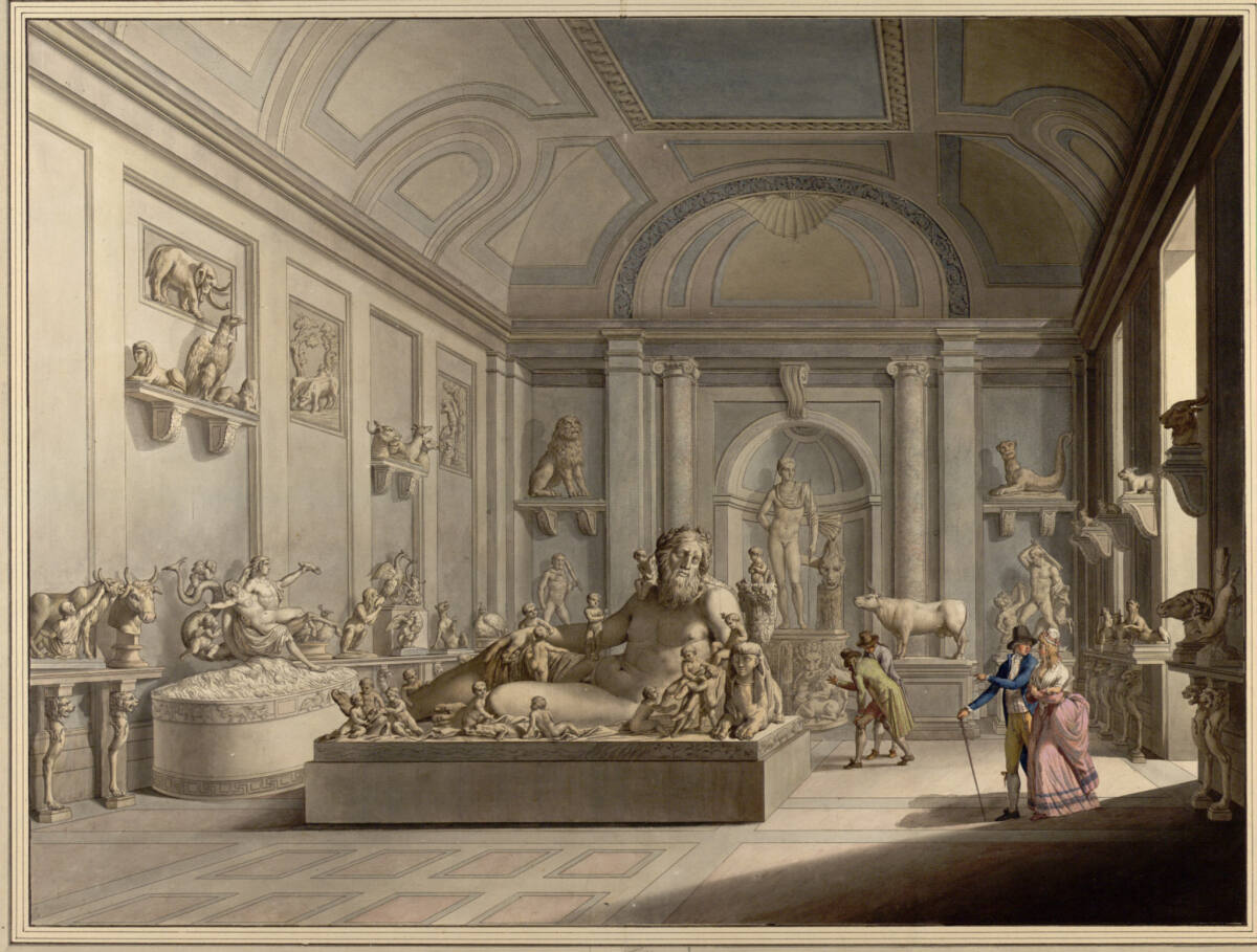Die Sala degli Animali des Museo Pio Clementino, VincenzoFeoli