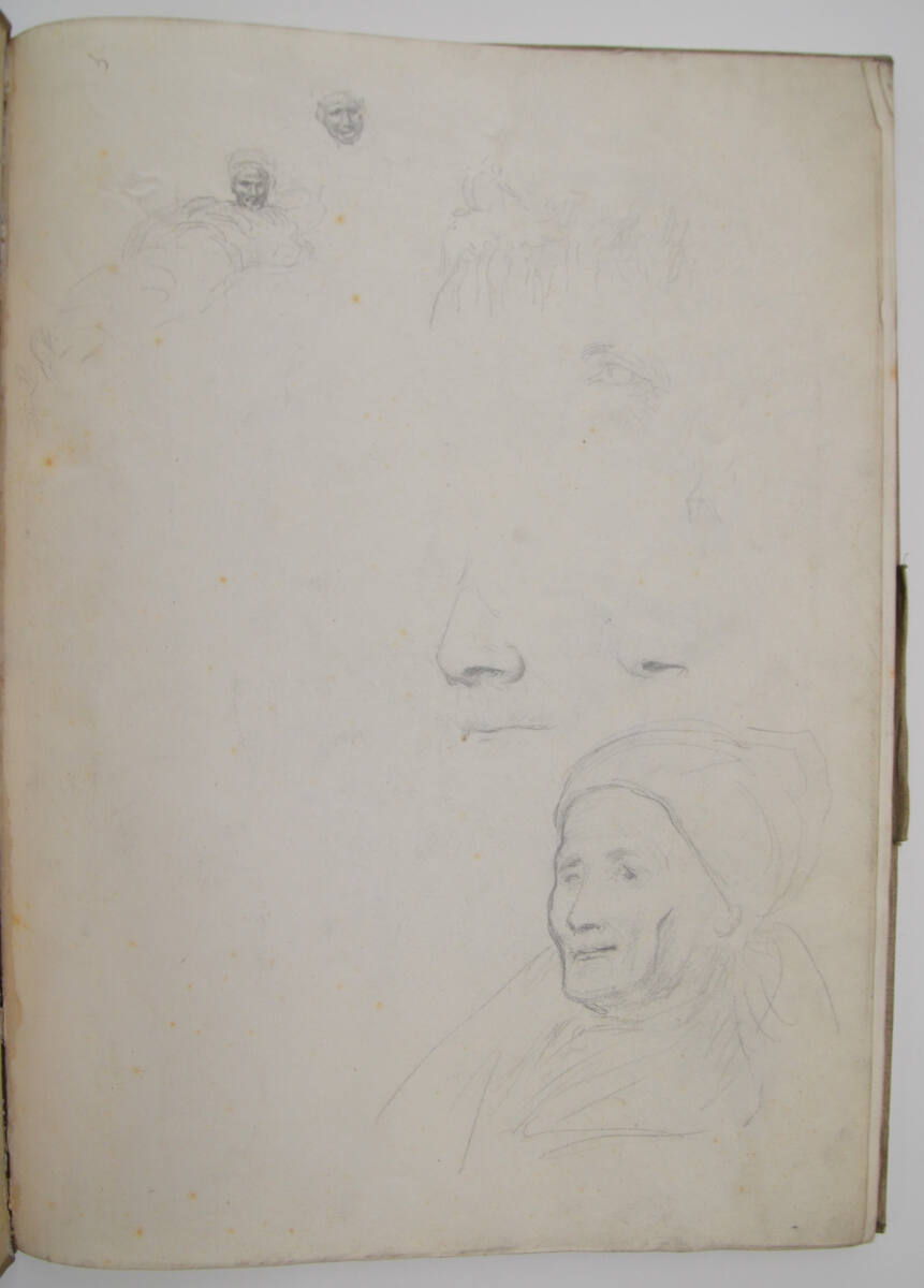 Skizze für das Druckwerk "Eine Orientreise" des Kronprinzen Rudolf (aus einem Skizzenbuch), Franz von Pausinger, 1881