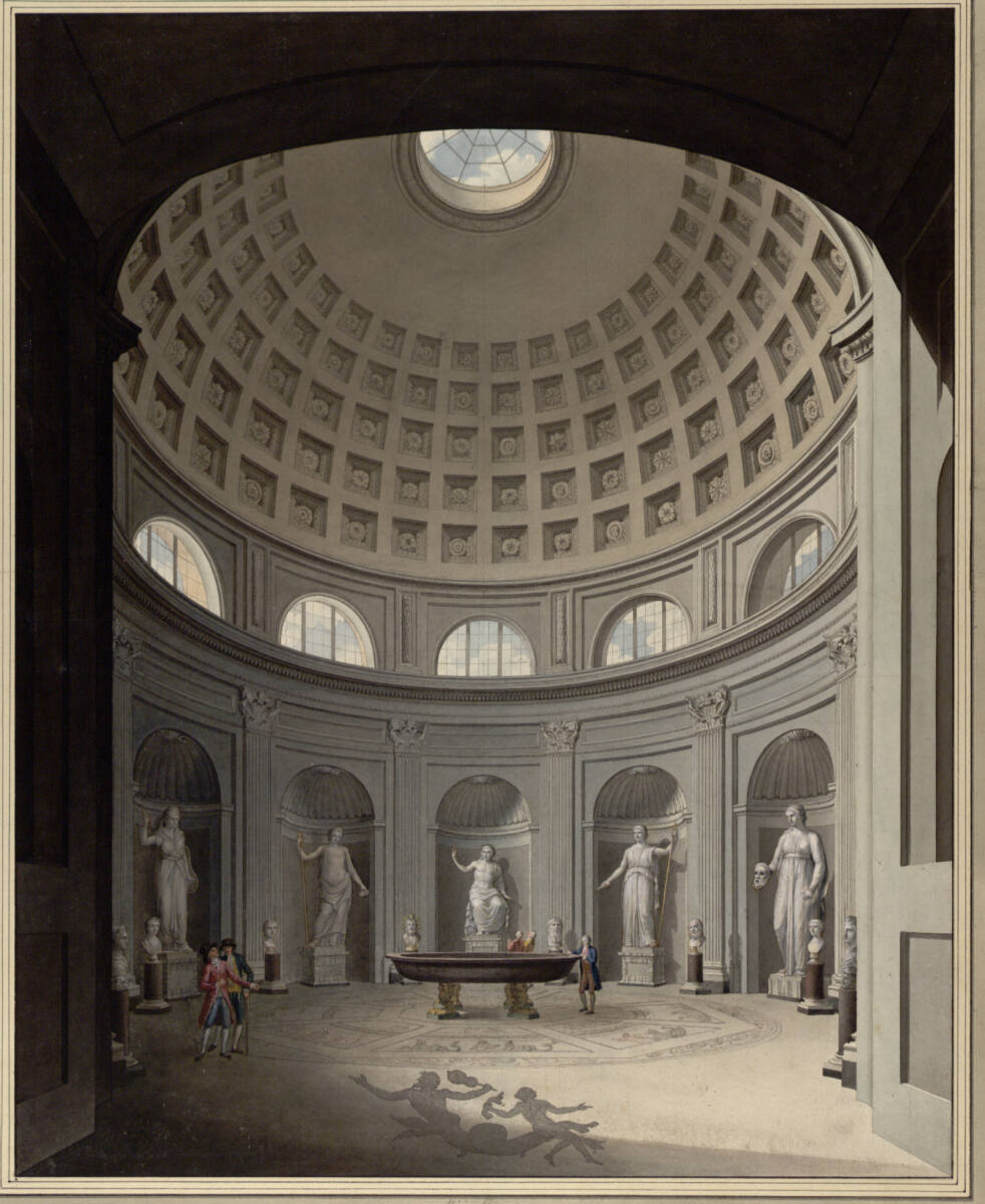 Die Sala Rotonda des Museo Pio Clementino im Vatikan, GiovanFrancescoCosta