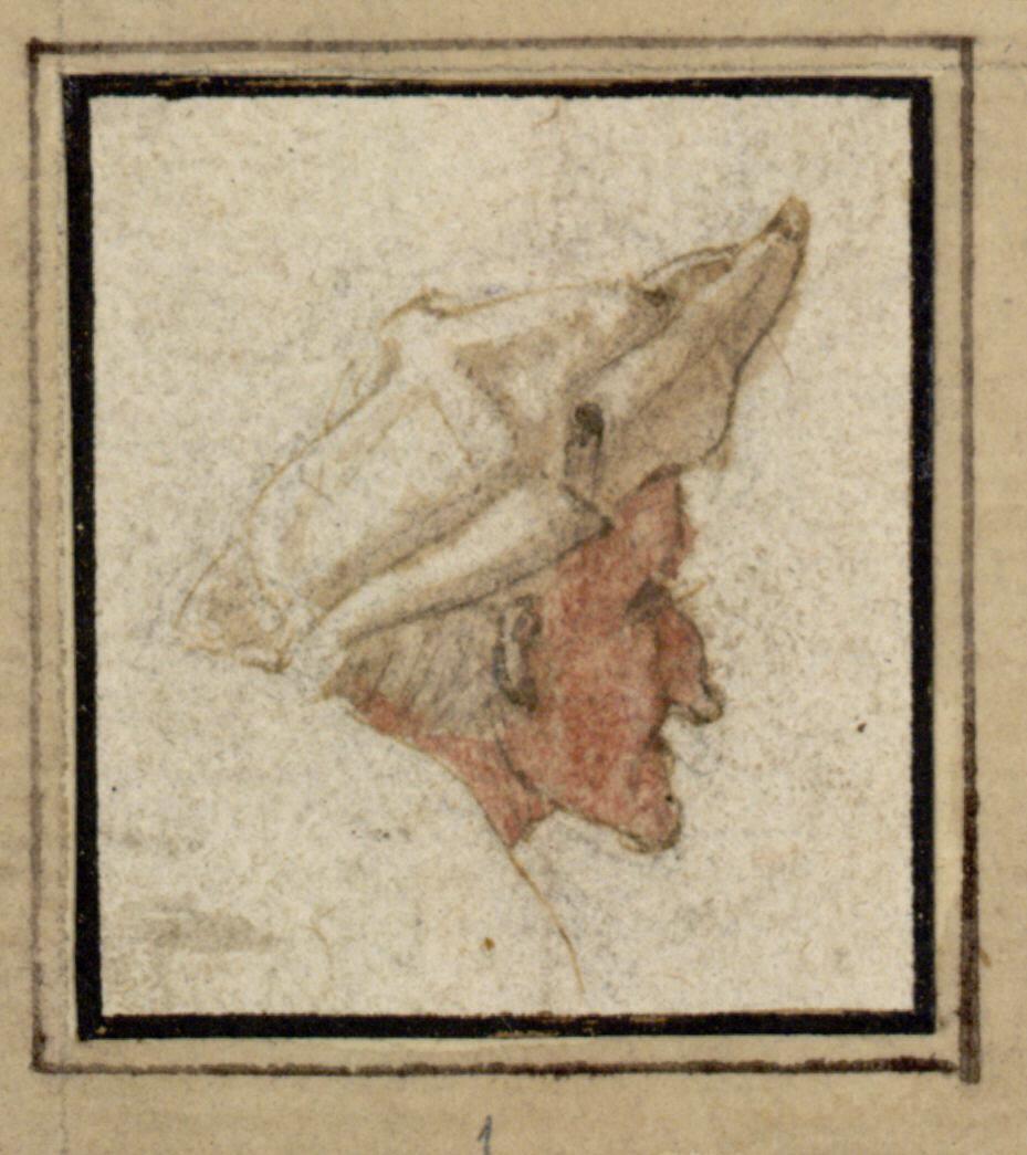 Anonym, Kopfstudie, Inv. Nr.: 17524