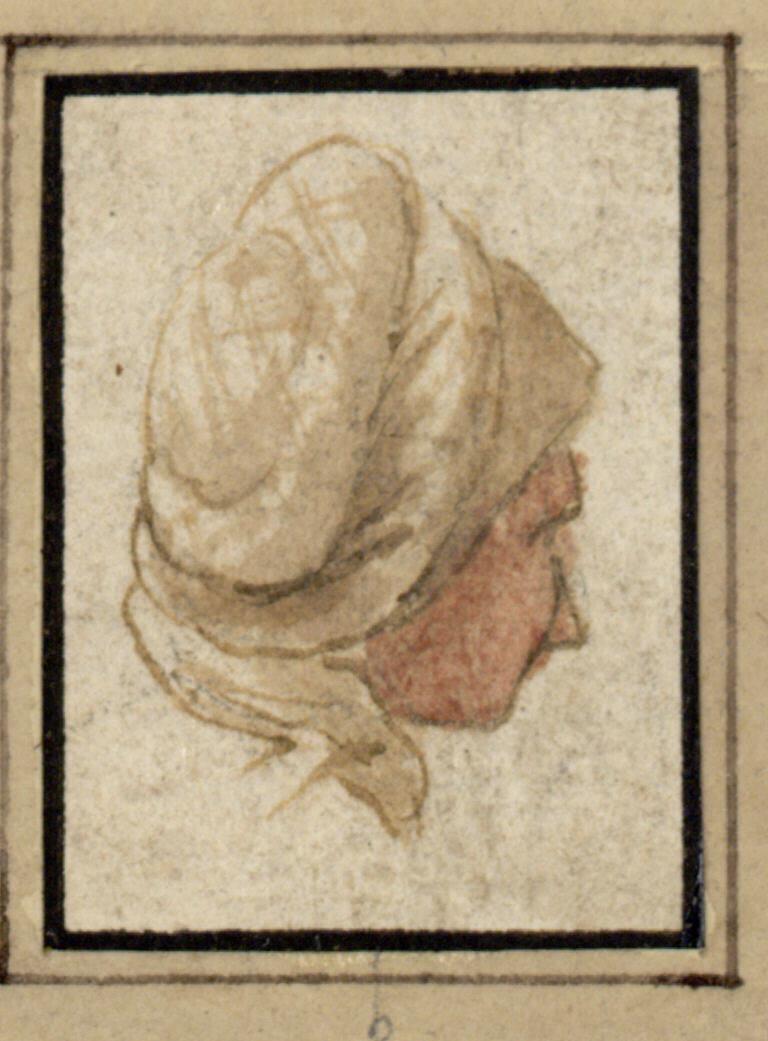 Anonym, Kopfstudie, Inv. Nr.: 17525