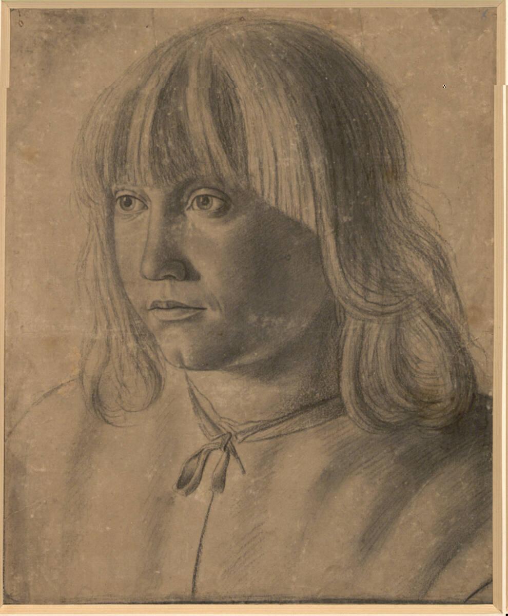 Brustbild eines Knaben mit langem Haar nach links, Inv. Nr.: 17611