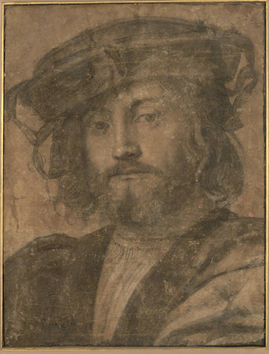 Lorenzo Lotto, Bildnis eines bärtigen Mannes mit Barett, Inv. Nr.: 17630