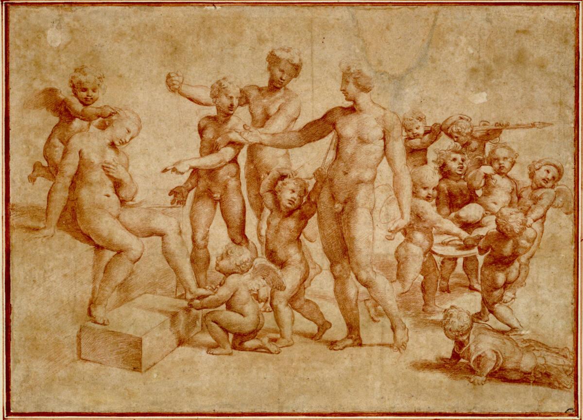 Die Hochzeit von Alexander und Roxane, Raphael