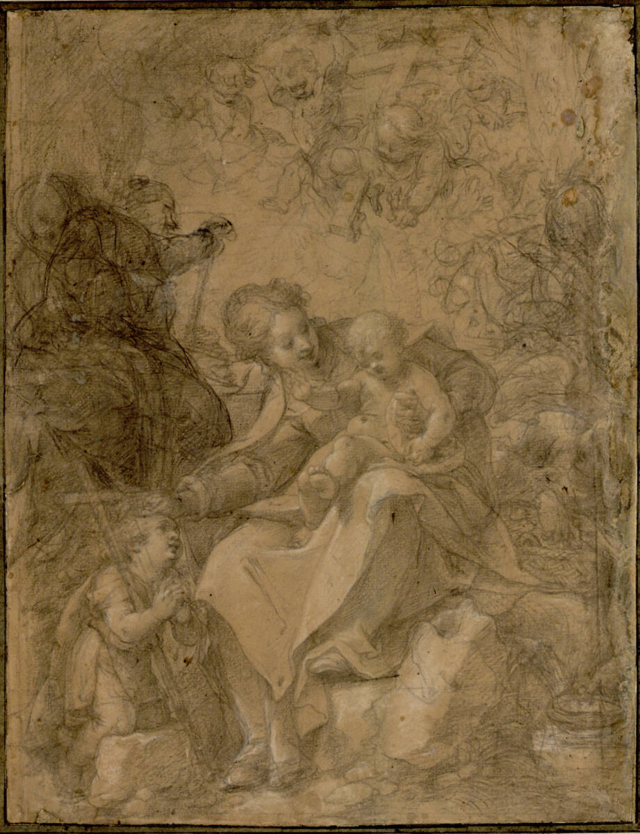Madonna mit Kind und kniendem Johannesknaben, Denys Calvaert