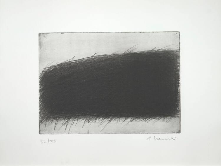 Arnulf Rainer, Aus der Serie Stirnstrandwand: Land, Inv. Nr.: DG2002/258/6