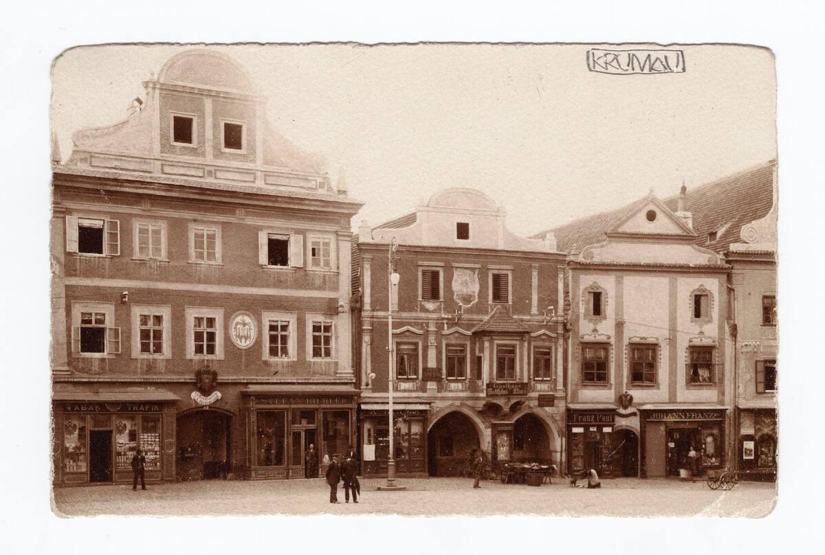 Ansichtskarte aus Krumau von Egon Schiele an Heinrich Benesch vom 14. Oktober 1914, Inv. Nr.: E…