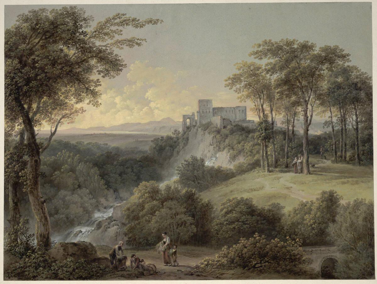 Martin von Molitor, Landschaft mit Kastell, Inv. Nr.: 18058