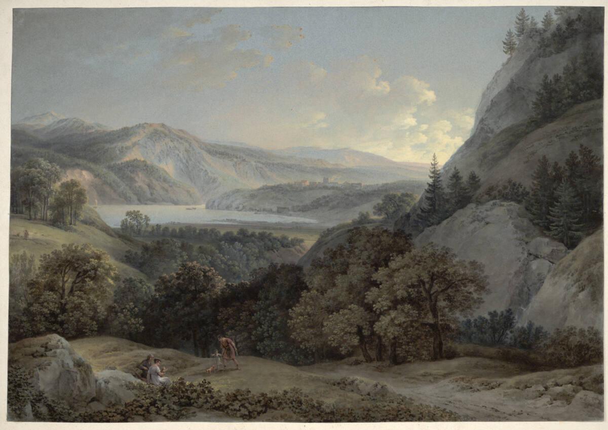 Martin von Molitor, Landschaft mit Gebirgssee, Inv. Nr.: 18063