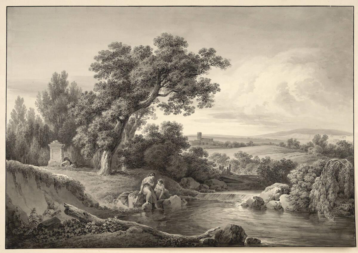 Martin von Molitor, Idyllische Landschaft, Inv. Nr.: 18076