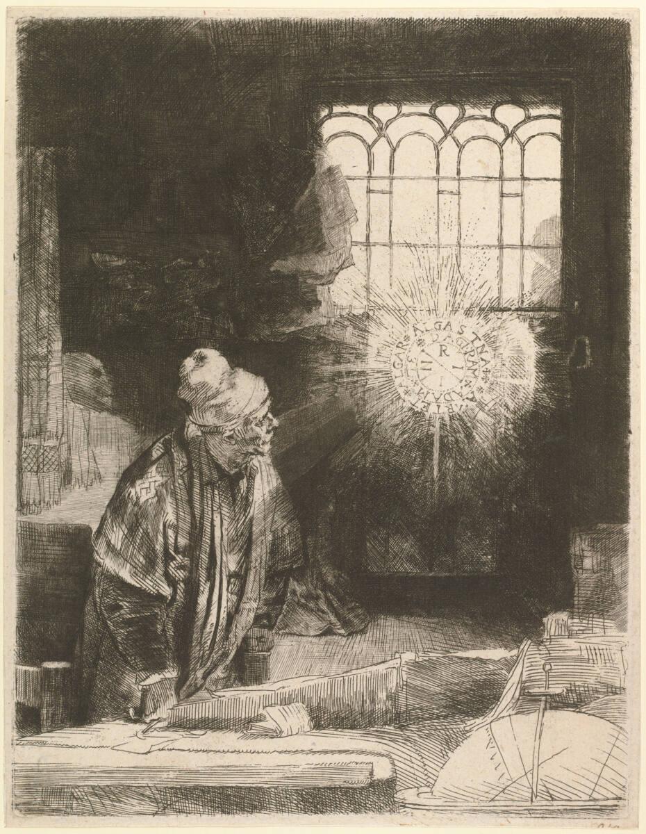 Rembrandt Harmensz. van Rijn, Faust, Inv. Nr.: DG1926/431