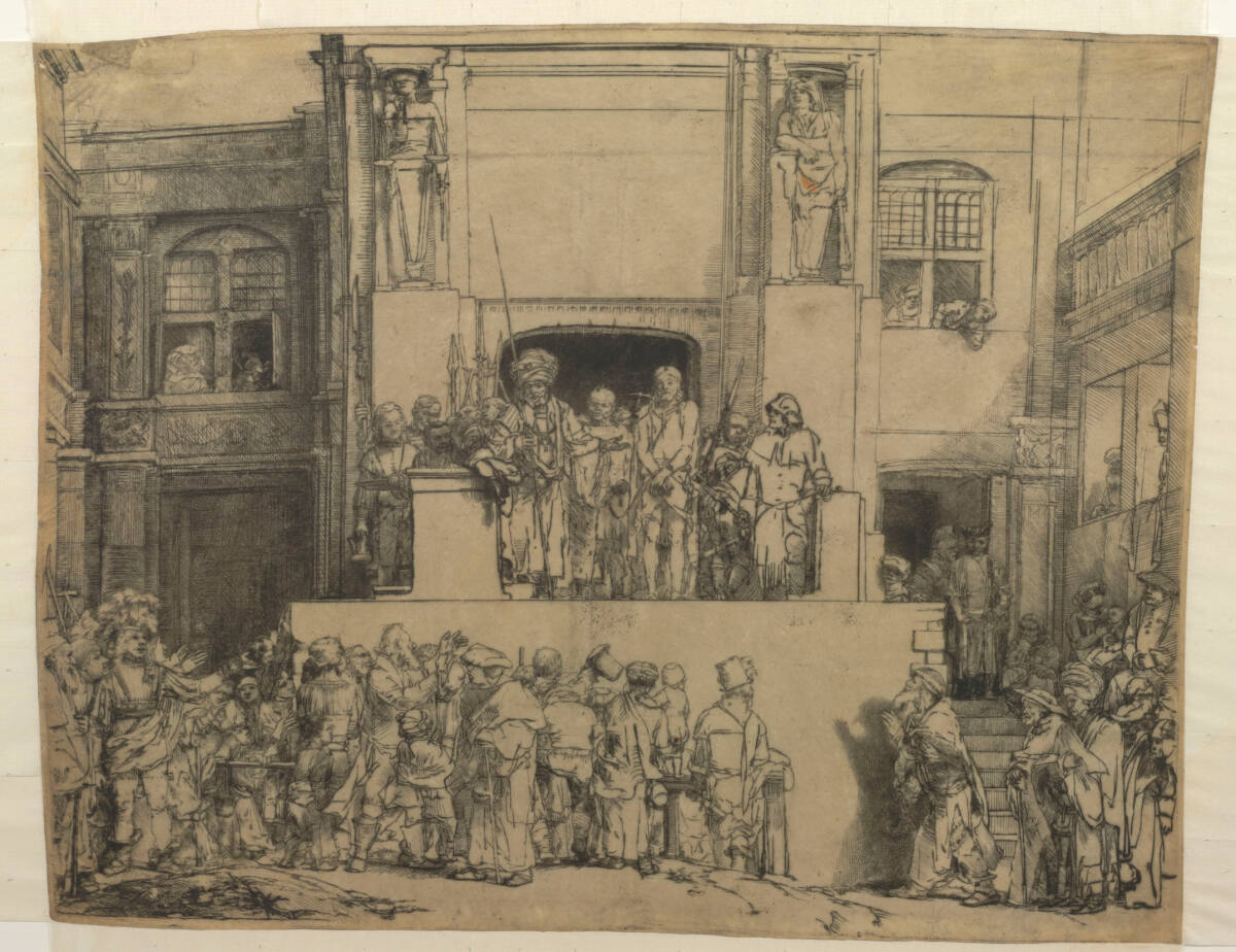 Ecce Homo, Rembrandt, 1655
