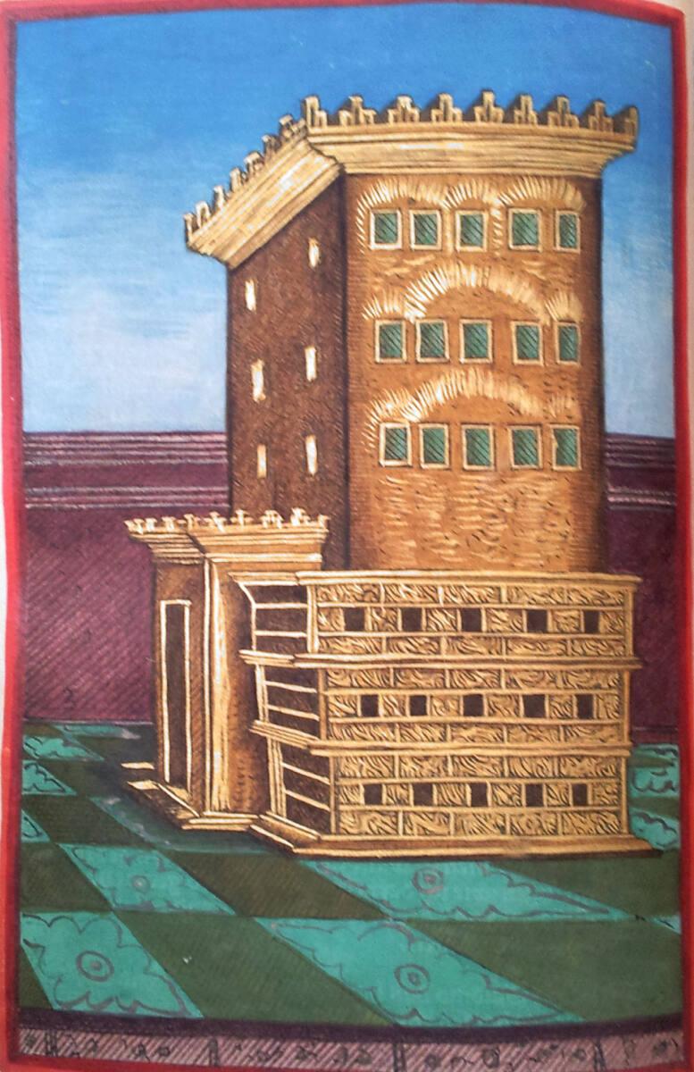 Georg Lemberger, Altes Testament (Luther-Bibel): Der Salomonische Tempel (1. Könige 6, 2-6), In…