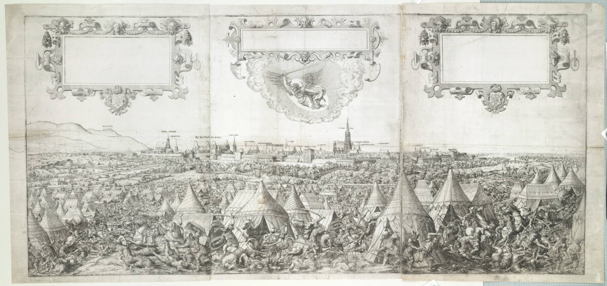 Der Untergang von Sanheribs Heer. Allegorie auf den Sieg über die Türken vor Wien, Hans Sebald Lautensack