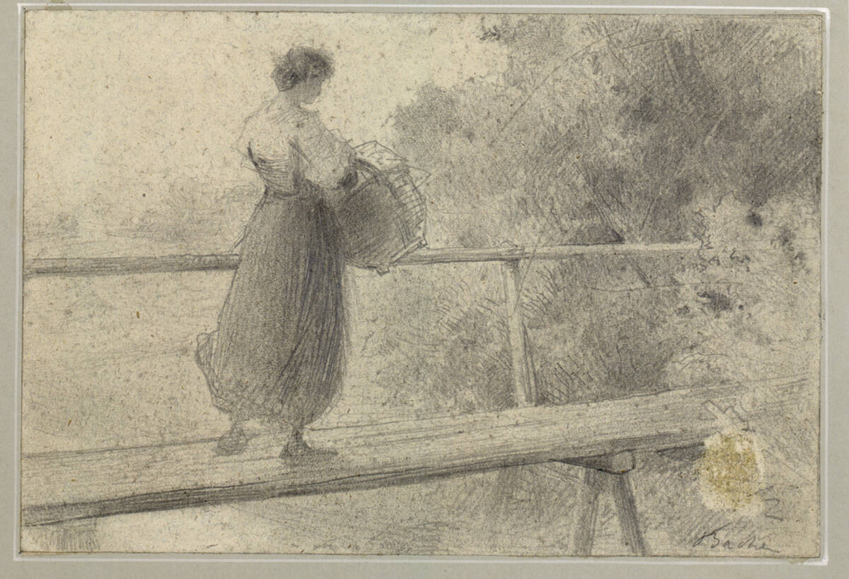 Auf dem Steg, Rudolf Bacher
