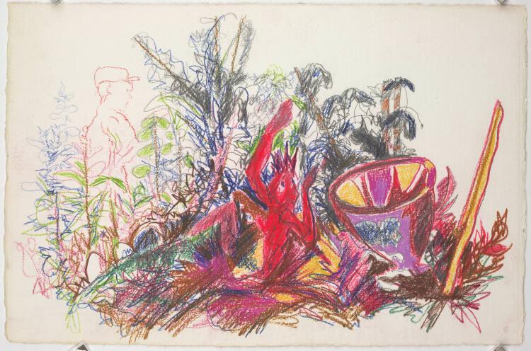 Alfred Klinkan, Ohne Titel (roter Trommler), Inv. Nr.: 42798