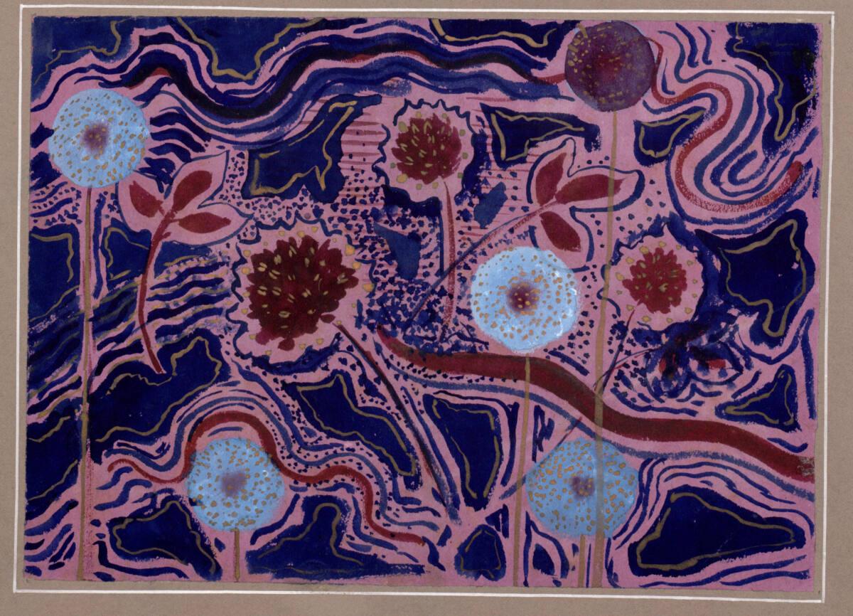 Adolf Boehm, Tapetenmuster, Inv. Nr.: 19035