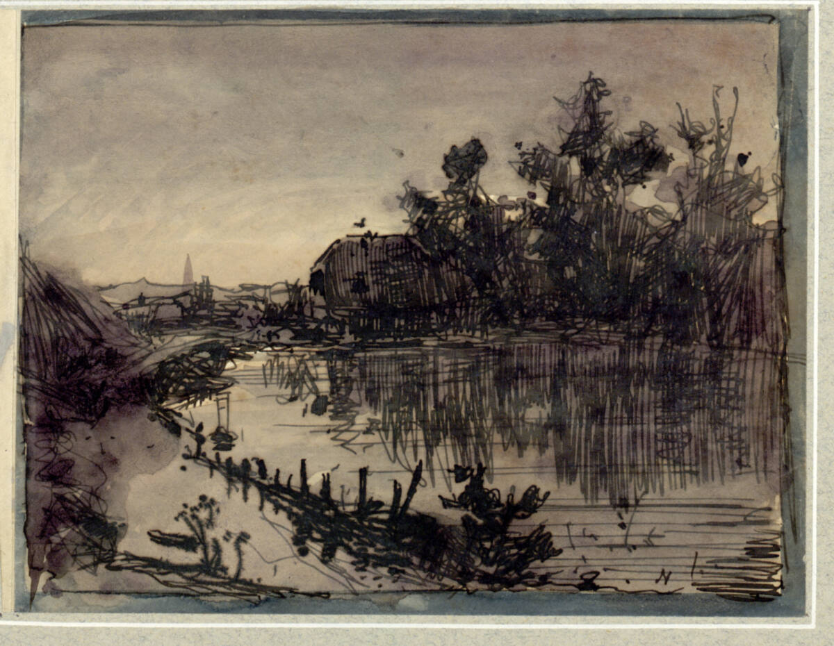 Teichlandschaft, Adolf Boehm
