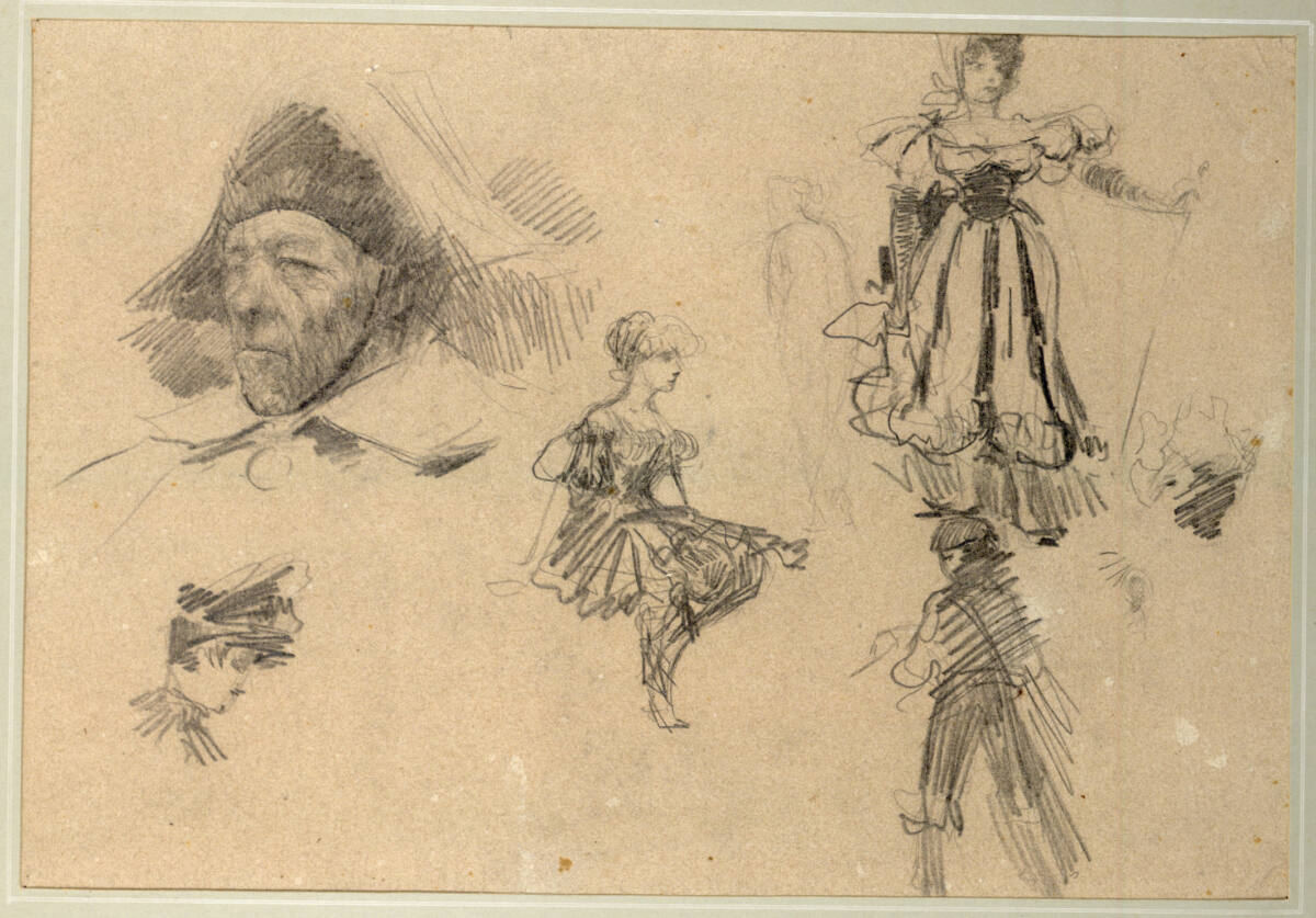 Figurenstudien, Josef Engelhart