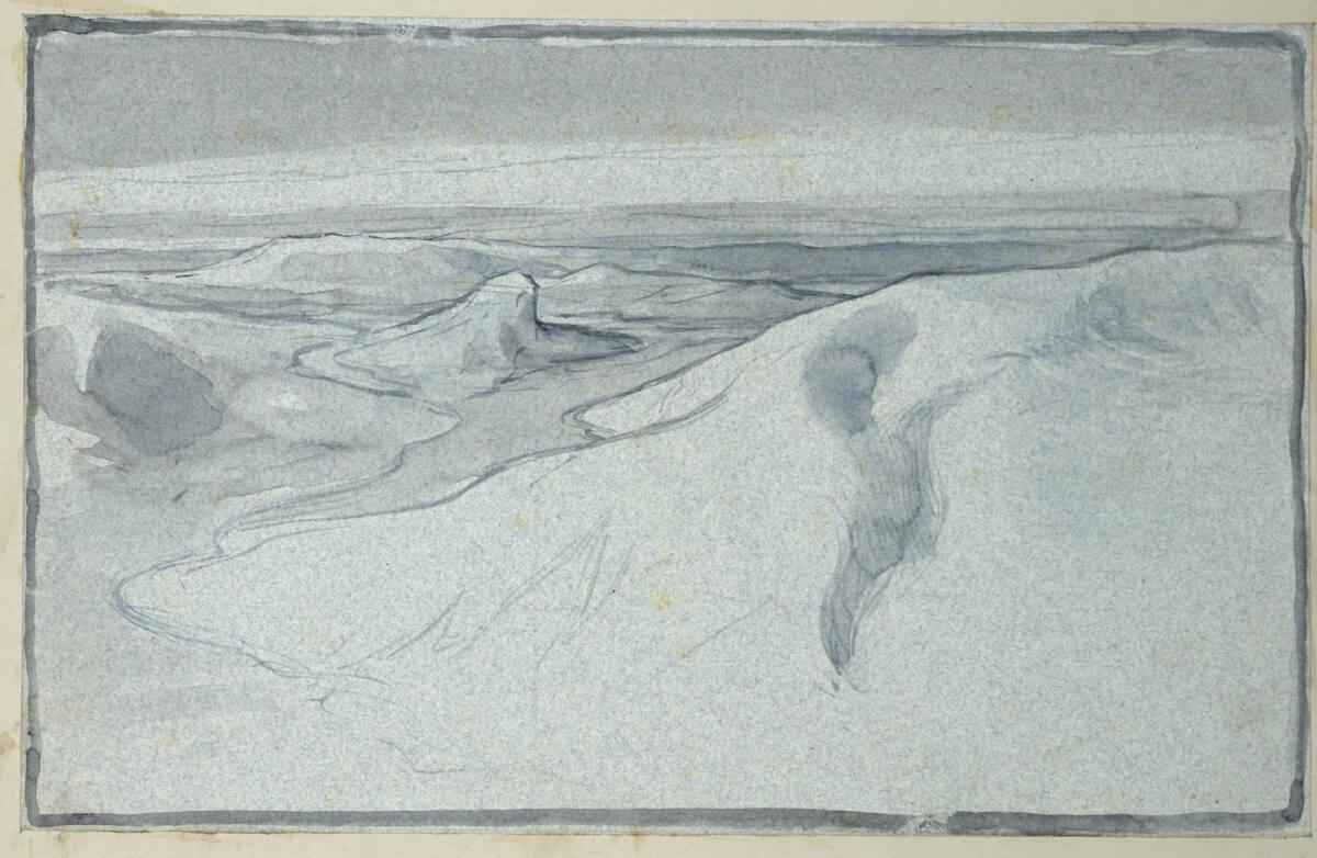 Sigmund Walter Hampel, Schneelandschaft, Inv. Nr.: 19118r