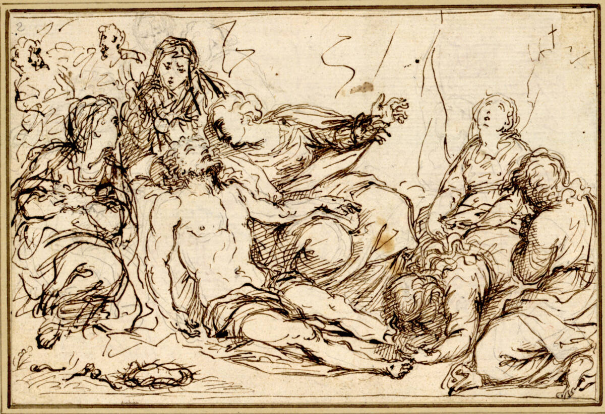 Beweinung Christi, Andrea Camassei