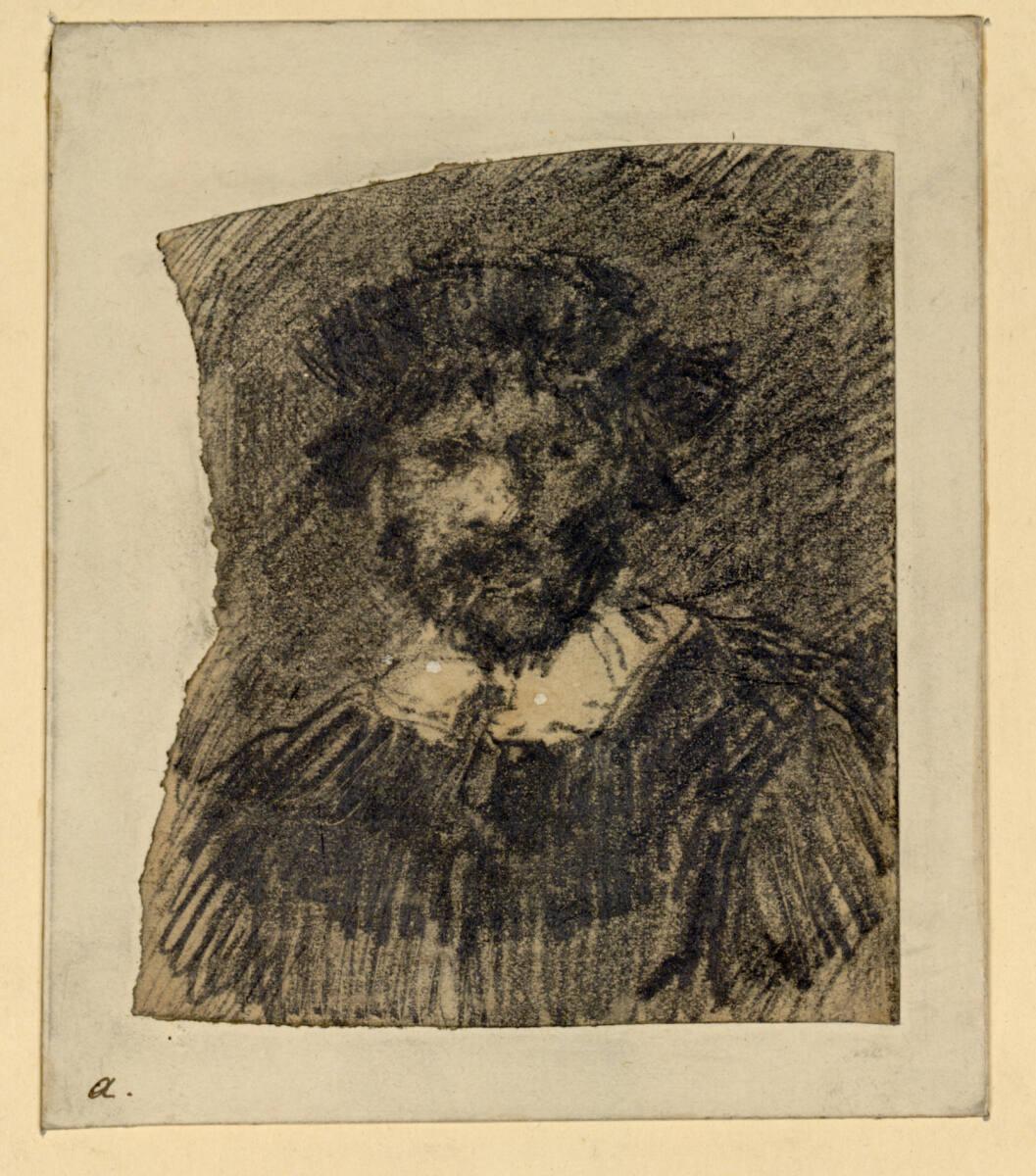 Friedrich König, Bärtiger Kopf, Inv. Nr.: 19168