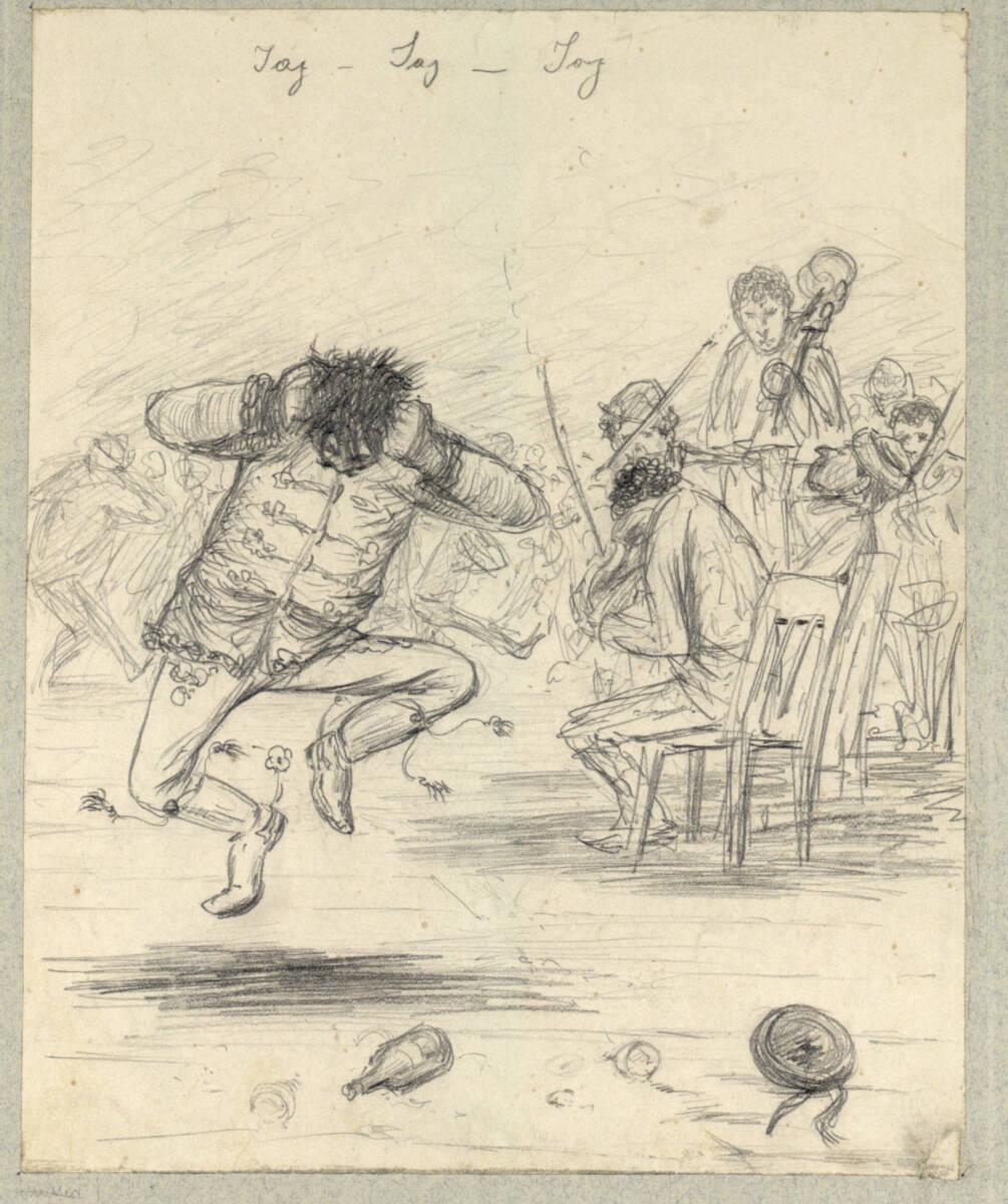 Friedrich König, Bildhauer Fadrusz beim Tanz, Inv. Nr.: 19231