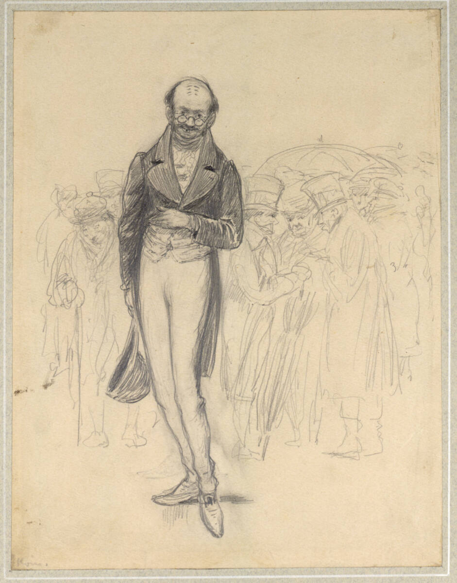 Herr in Biedermeierkleidung, Friedrich König