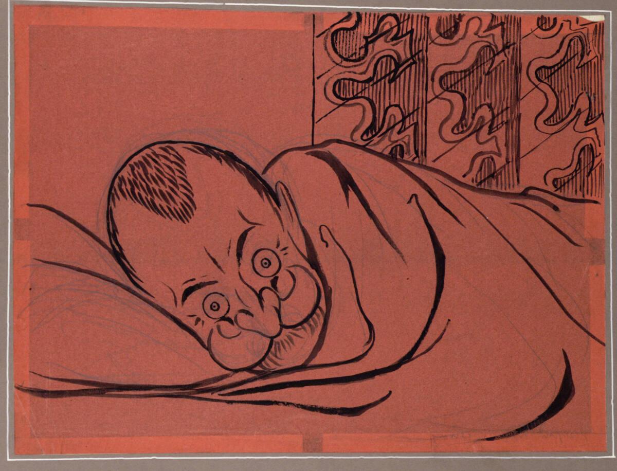 Friedrich König, Kasparides im Bette, Inv. Nr.: 19261