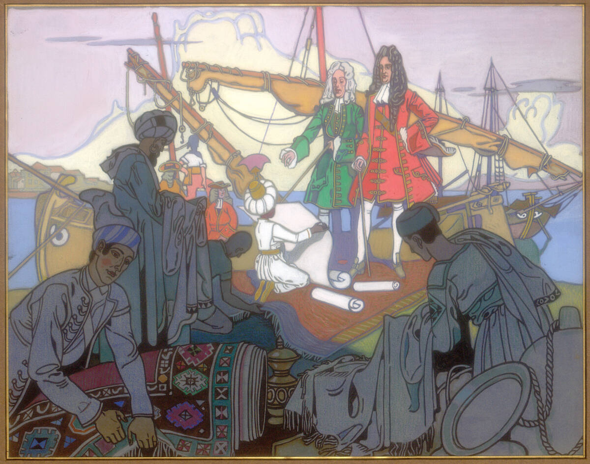 Szenen aus dem Leben des Prinzen Eugen: 7. Prinz Eugen im Hafen von Triest, Franz Wacik