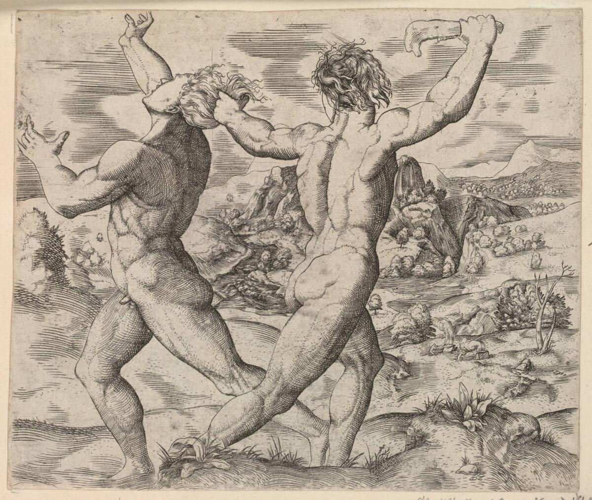 Anonym, Kain und Abel, Inv. Nr.: DG1959/145