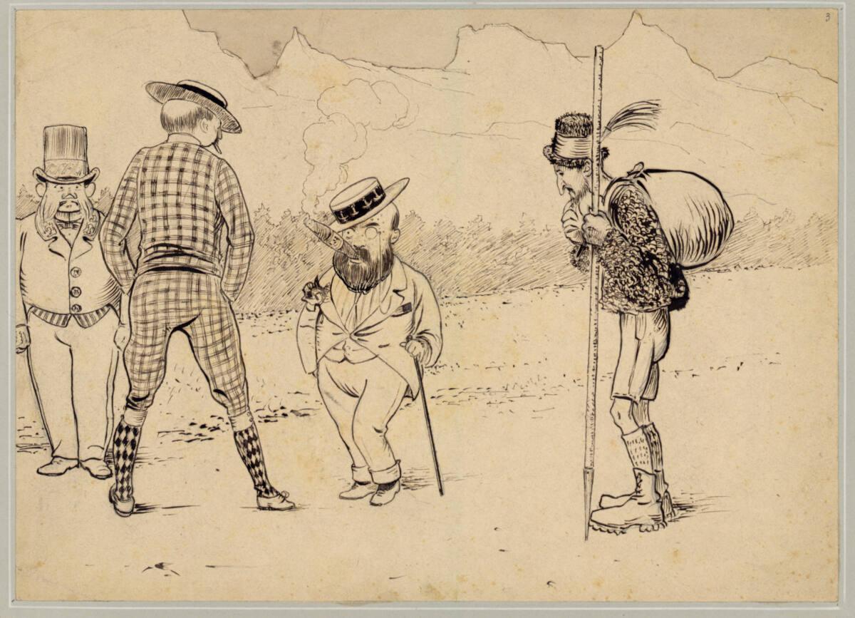 Friedrich König, Die Maler auf Reisen, Inv. Nr.: 19275