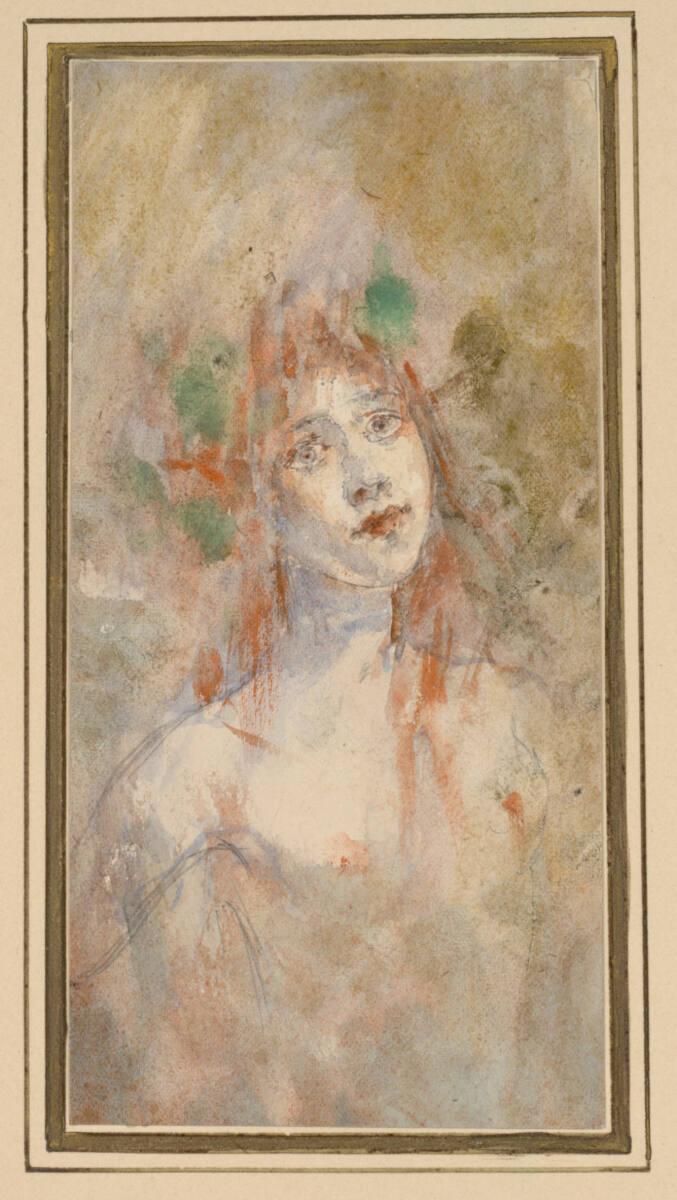 Johann Victor Krämer, Halbfigur einer Nymphe, Inv. Nr.: 19323