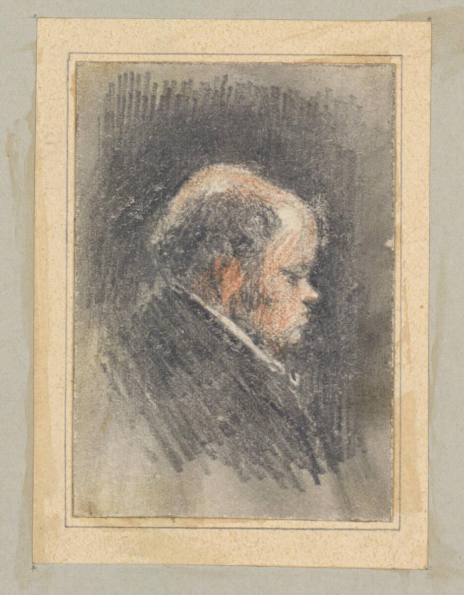 Johann Victor Krämer, Kahlköpfiger Herr, Inv. Nr.: 19328